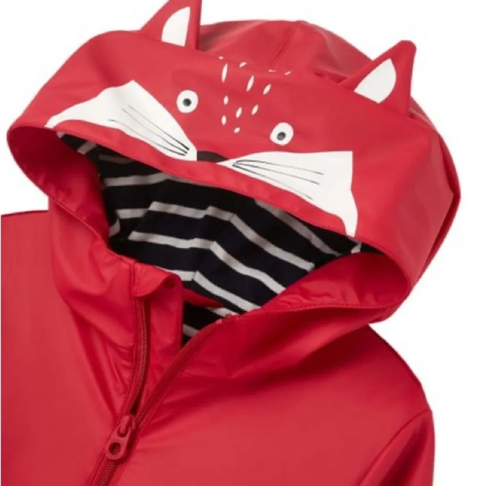 NWT Joules Riverside 🦊 Fox Raincoat Lined - Picture 2 of 5